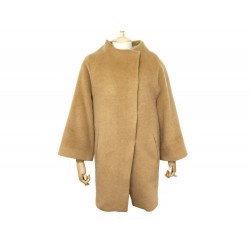 manteau Sprung Freres chameau doublure lapin 