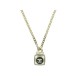 NEUF COLLIER CHANEL PENDENTIF COCO MARK LOGO CC AB7681 40-50CM NECKLACE 1100€