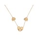 COLLIER POIRAY COEUR ENTRELACE MULTI 37 42CM EN OR JAUNE 18K GOLD NECKLACE 2450€