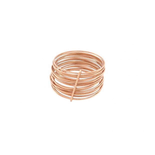 NEUF BAGUE VANRYCKE MARGHERITA BM3R0-02 59 OR ROSE 18K 4.3G PINK GOLD RING 1670€