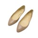 NEUF CHAUSSURES CHRISTIAN LOUBOUTIN BALLERINES ELOISE CUIR BEIGE 38 SHOES 645€