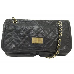 SAC A MAIN CHANEL FERMOIR MADEMOISELLE CUIR NOIR BANDOULIERE HAND BAG 7000€