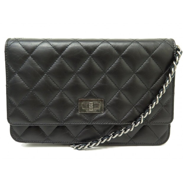 NEUF SAC A MAIN CHANEL WALLET ON CHAIN BOY BANDOULIERE CUIR WOC HAND BAG 3100€