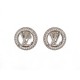 NEUF BOUCLES D'OREILLES LOUIS VUITTON LOUISE BY NIGHT M00756 ARGENT EARRING 495€