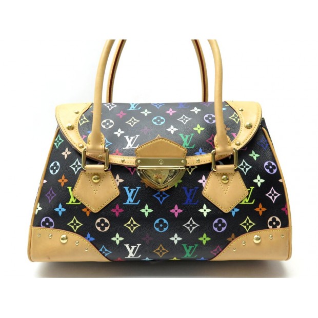 SAC A MAIN LOUIS VUITTON BEVERLY GM M40201 TOILE MONOGRAM MULTICOLORE MURAKAMI