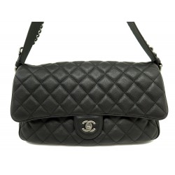 NEUF SAC A MAIN CHANEL TIMELESS 11.12 CUIR MATELASSE CAVIAR EPAULE HANDBAG 7900€