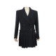 NEUF VESTE ROBE CHANEL P64017 EN TWEED VOLANTE FILS METALISES M 40 JACKET 10000€