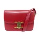 NEUF SAC A MAIN CELINE TRIOMPHE TEEN 188423 CUIR ROUGE BANDOULIERE PURSE 3300€