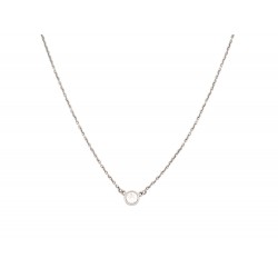 NEUF COLLIER TIFFANY & CO DIAMONDS BY THE YARD PLATINE DIAMANT SOLITAIRE 1800€