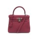 NEUF SAC A MAIN HERMES KELLY II 28 CUIR RETOURNE TOGO RUBIS BANDOULIERE HAND BAG