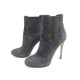 NEUF CHAUSSURES GIANVITO ROSSI 39 IT 40 FR BOTTINES EN DAIM GRIS PUMP BOOTS 850€