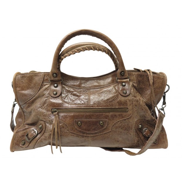 SAC A MAIN BALENCIAGA PART TIME GIANT 168028 CUIR BANDOULIERE HAND BAG 1550€