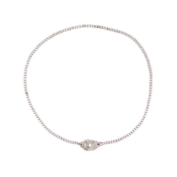 COLLIER DINH VAN MENOTTES R12 PERLES ARGENT MASSIF 925 13.8 GR NECKLACE 540€