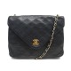 VINTAGE SAC A MAIN CHANEL TIMELESS SIMPLE RABAT CUIR NOIR MATELASSE PURSE 7500€