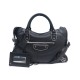 NEUF SAC A MAIN BALENCIAGA CLASSIC METALLIC EDGE CITY 505984 CUIR NOIR BAG 2350€