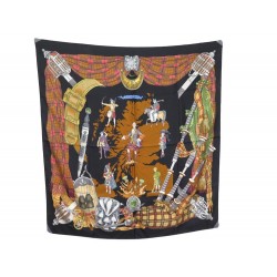 VINTAGE FOULARD HERMES SCOTLAND 1ERE EDITION 1963 CARRE EN SOIE SILK SCARF 350€