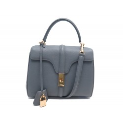 SAC A MAIN CELINE 16 CLASSIQUE PM CUIR GRAINE BANDOULIERE HAND BAG PURSE 3500€