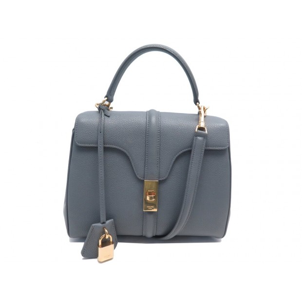 SAC A MAIN CELINE 16 CLASSIQUE PM CUIR GRAINE BANDOULIERE HAND BAG PURSE 3500€