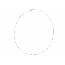 NEUF COLLIER DJULA CHAINE AKL02920 OR JAUNE 18K 40-45 NEW GOLDEN NECKLACE 495€