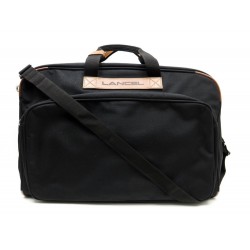 NEUF SAC DE VOYAGE A MAIN LANCEL 60 CM EN TOILE NOIR BANDOULIERE TRAVEL BAG 295€