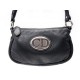 SAC A MAIN CHRISTIAN DIOR HOBO LOGO CD PORTE EPAULE EN CUIR GRAINE NOIR HAND BAG