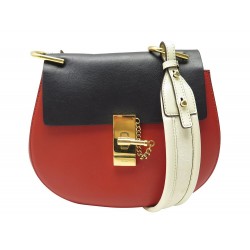 NEUF SAC A MAIN CHLOE DREW SMALL EN CUIR TRICOLORE BANDOULIERE NEW HANDBAG 1350€