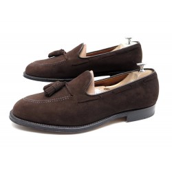 CHAUSSURES ALDEN A PAMPILLES MOCASSINS 9.5 E 43.5 FR CUIR LOAFER SHOES 