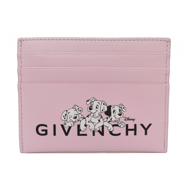 NEUF PORTE CARTES GIVENCHY X DISNEY G CUT 101 DALMATIENS 9860K981K6 CUIR 250€