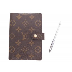 NEUF PORTE AGENDA LOUIS VUITTON COUVERTURE PM MONOGRAM R20005 + PORTE MINE 320€