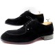 CHAUSSURES CHRISTIAN LOUBOUTIN 41 DERBY EN DAIM NOIR SUEDE LEATHER SHOES 1095€