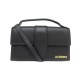 NEUF SAC A MAIN JACQUEMUS LE GRAND BAMBINO 213BA007 CUIR NOIR HANDBAG PURSE 820€