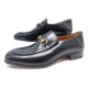 NEUF CHAUSSURES GUCCI MOCASSINS DETAIL MORS 570894 7.5 41.5 EN CUIR SHOES 850€