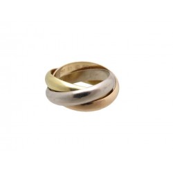 BAGUE CARTIER TRINITY CLASSIQUE 3 ORS T51 ANNEAUX EN OR 18K 11GR GOLD RING 1530€