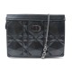 NEUF SAC POCHETTE CHRISTIAN DIOR CARO CANNAGE DIAMANT BANDOULIERE CLUTCH 2200€