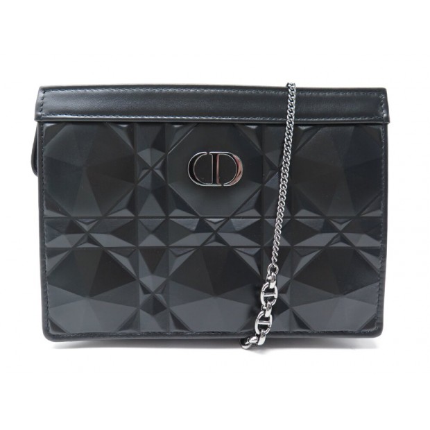 NEUF SAC POCHETTE CHRISTIAN DIOR CARO CANNAGE DIAMANT BANDOULIERE CLUTCH 2200€