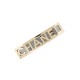 ACCESSOIRE DE CHEVEUX CHANEL BARETTE LOGO METAL DORE ARGENTE HAIR ACCESSORY 850€