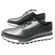 NEUF CHAUSSURES BERLUTI FAST TRACK S6190-002 8.5 42.5 CUIR SNEAKERS SHOES 1500€