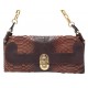 SAC A MAIN CHLOE EN CUIR PYTHON MARRON PORTE EPAULE BROWN HAND BAG PURSE 2500€