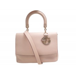 NEUF SAC A MAIN CHRISTIAN DIOR BE M CUIR GRAINE BANDOULIERE PURSE HAND BAG 3450€