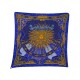 NEUF VINTAGE FOULARD HERMES CARPE DIEM CARRE PLISSE 90 SOIE + BOITE SCARF 530€