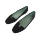 CHAUSSURES HERMES BALLERINES JOY H142012Z 37 DAIM CHEVRE NOIR BOITE SHOES 950€