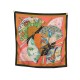 FOULARD HERMES BRISE DE CHARME JULIA ABADIE SOIE NOIRE CARRE 90 SILK SCARF 530€