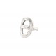 BAGUE HERMES CHAINE D ANCRE 24 GM 54 ARGENT MASSIF 9.8G ECRIN SILVER RING 480€