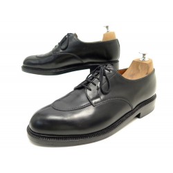 CHAUSSURES JM WESTON DEMI CHASSE 598 8D 42 DERBY EN CUIR NOIR LEATHER SHOES 895€