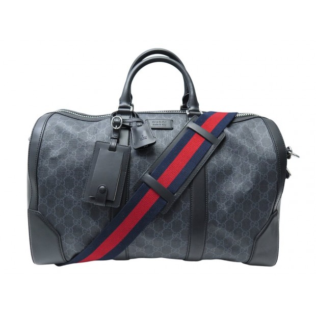 SAC DE VOYAGE A GUCCI DUFFLE BAG SIGNATURE GG SUPREME 474131 BANDOULIERE 2100€