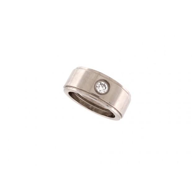 BAGUE CARTIER FORTUNE 1 DIAMANT SOLITAIRE 0.17CT T50 EN OR BLANC 18K 12.4GR RING