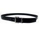 NEUF CEINTURE SAINT LAURENT CASSANDRE 634440 T 110 EN CUIR NOIR NEW BELT 475€