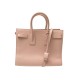 SAC A MAIN SAINT LAURENT DE JOUR NANO 398709 EN CUIR ROSE BANDOULIERE BAG 2700€