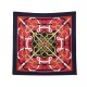 NEUF VINTAGE FOULARD HERMES EPERON D'OR HENRY D'ORIGNY CARRE 90 SOIE SCARF 530€