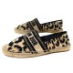 NEUF CHAUSSURES CHRISTIAN DIOR ESPADRILLES GRANVILLE LEOPARD 41 TOILE SHOES 650€